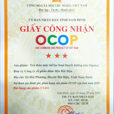 Trà Thảo Mộc Túi Lọc Hoạt Huyết Dưỡng Não Ogatea