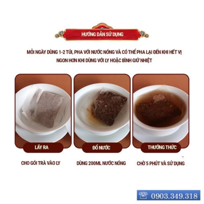 TRÀ NHÀU Dạng Túi Zip –  Delta D