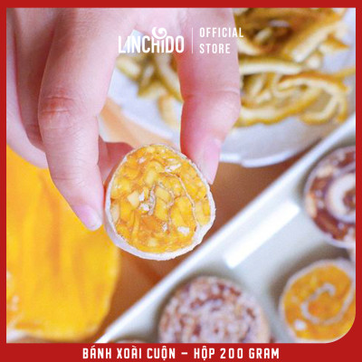 Bánh Xoài Cuộn - Hộp Oval 200 Gram