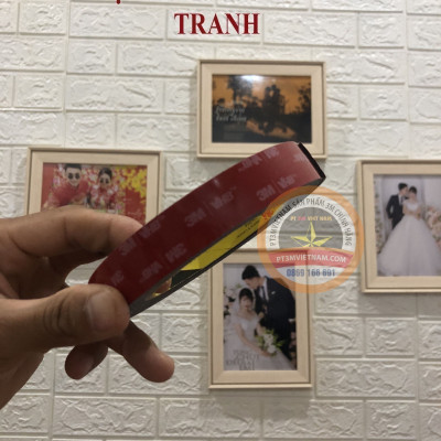 Băng keo cường lực 2 mặt siêu dính VHB 3M 5952 dán vật dụng gia đình