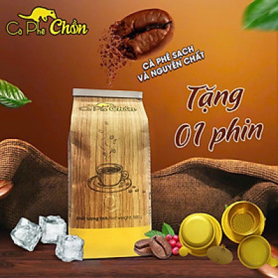 Cà phê chồn - 500g - Tặng 1 Phin cà phê anod cao cấp
