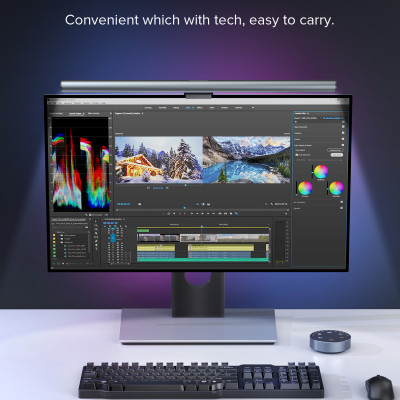 Đèn treo Choetech E1129 màn hình máy tính, laptop bảo vệ mắt có remote điều khiển từ xa (Hàng chính hãng)