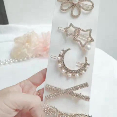 Sét 5 Kẹp Tóc Đính Đá