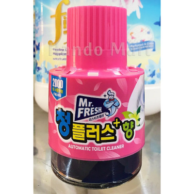 Combo 5 Cốc thả bồn cầu tẩy xanh toilet Mr.Fresh - Hàn Quốc 180g (hàng chính hãng)-hương hoa Ly