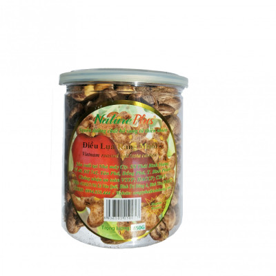 Hạt Điều Lụa Rang Muối Ngon | Hộp Nắp Nhôm 450g | NaturePlus |