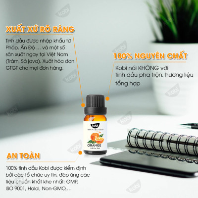 Combo 3 Tinh Dầu Xông Phòng Kobi: Tinh Dầu Khuynh Diệp (30ml) + Tinh Dầu Sả Chanh (30ml) + Tinh Dầu Hương Thảo (30ml) - Tinh Dầu Thiên Nhiên Nguyên Chất, Tốt Cho Bé Sơ Sinh, Giúp Giữ Ấm Cơ Thể, Phòng Ngừa Bệnh Hô Hấp Hiệu Quả
