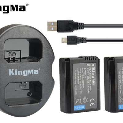 1 pin 1 sạc Kingma cho Sony NP-FW50, Hàng chính hãng