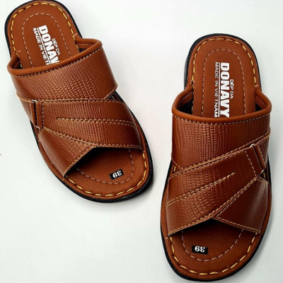 Thanh lý dép quai ngang nam DONAVY  thời trang DOQNOG