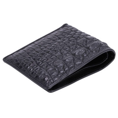 HC2779 - Bóp nam Huy Hoàng da cá sấu màu đen