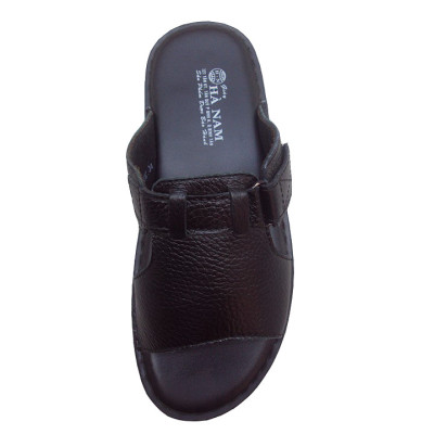 Dép Nam Quai Ngang Da Bò Thật TiTi ĐÔ Cao Cấp DN248d