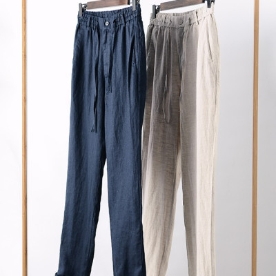 Quần dài nam ống gấp line, cạp chun sau kết hợp khóa khuy trước và dây rút thời trang, trẻ trung, lịch lãm QD11