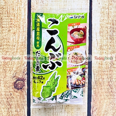 Hạt Nêm Rong Biển Nhật Bản Kombu Dashi No Moto { Shimaya } 42g (7 gói)