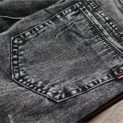 Quần short jean nam xám Q110 Muidoi