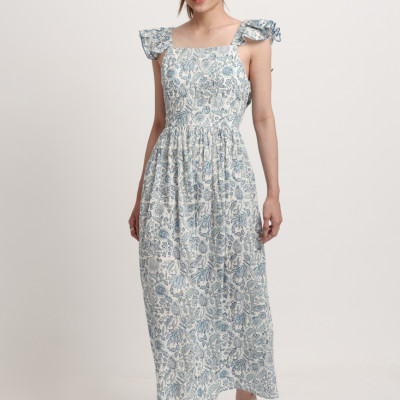 Maxi Hoa Cotton Cao Cấp Luna Llena