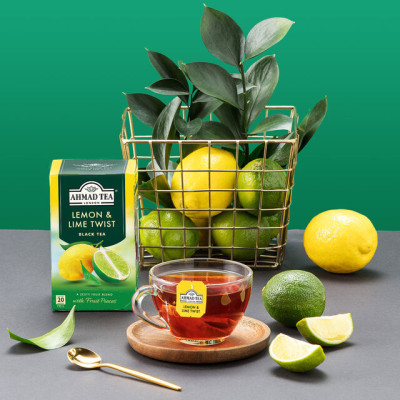 TRÀ AHMAD ANH QUỐC - CHANH (40g) - Lemon & Lime Twist - Hương thơm và công dụng chủ yếu đến từ vỏ Chanh