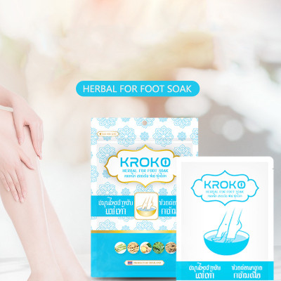 Thảo dược ngâm chân thải độc cơ thể KROKO Foot Soak Thái Lan (1 túi 10 gói nhỏ)