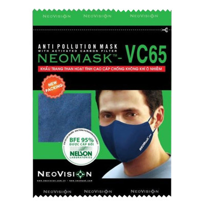 Bộ 2 Khẩu Trang Neovision Neomask Vc - 65 (Xanh)