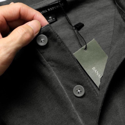 Áo thun polo nam bụi_wax acid_nam tính