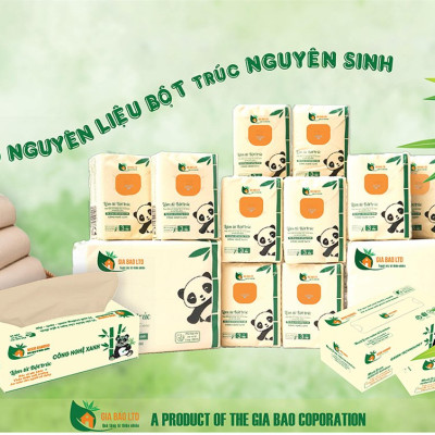 Giấy vệ sinh đa năng không lõi WOOD BAMBOO 3 lớp (1 lốc lẻ)