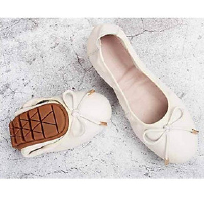 Giày búp bê nữ phối nơ 20463