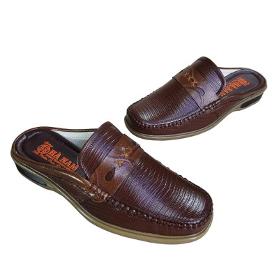 Dép Bít Mũi Nam Da Bò Thật TiTi ĐÔ Cao Cấp GSB20162