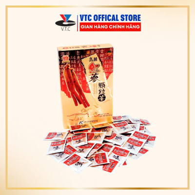 Trà Hồng Sâm Hạt Hàn Quốc Ginseng House - Korean Red Ginseng Granule Tea (Hộp 50 gói/100 gói)
