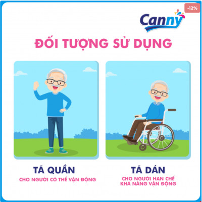 Tã quần người lớn Canny size M 8 miếng