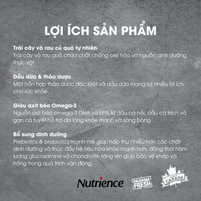 Thức Ăn Cho Chó Nhỏ Trưởng Thành Nutrience Infusion Bao 2,27kg - Thịt Gà, Rau Củ Và Trái Cây Tự Nhiên