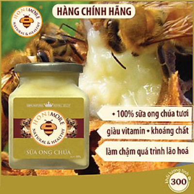 Sữa ong chúa tươi nguyên chất HONIMORE 300g - bồi bổ sức khỏe, da căng mịn