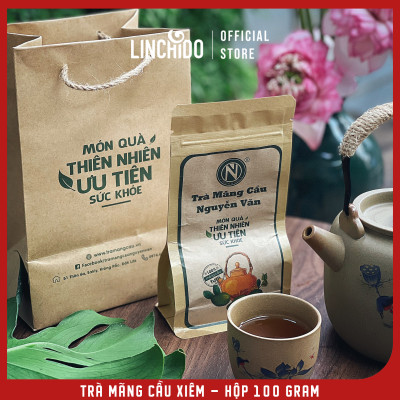 Trà Mãng Cầu Nguyễn Văn - 100% mãng cầu xiêm tươi sấy khô - Hộp 100 GRAM