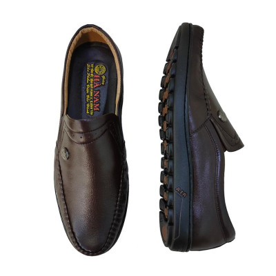 Giày Mọi Nam Da Bò Thật TiTi ĐÔ Cao Cấp GM2071d