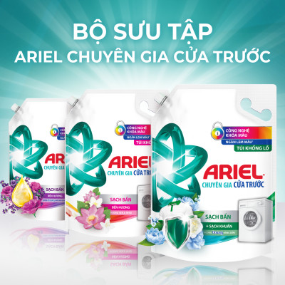 Nước Giặt ARIEL Cửa Trước Bền Màu Hương Hoa Oải Hương Túi 3.7 KG