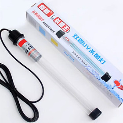 Đèn UV 30W Sterilization King Bóng Kép cao cấp, diệt tảo, diệt khuẩn cho bể cá, hồ cá, hồ thủy sinh siêu sạch ( Trắng) 