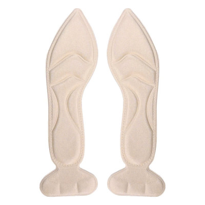 Cặp lót giày cao gót mũi nhọn giảm size cho giày bị rộng, thoáng khí và êm chân MÀU ĐEN