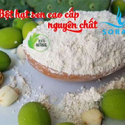 Sora Bột hạt sen cao cấp nguyên chất
