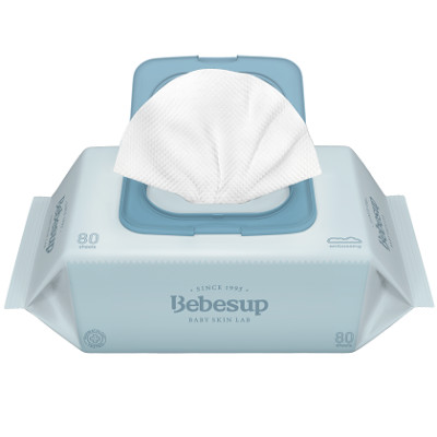 Combo 16 Gói Khăn Ướt Bebesup Light 20 Tờ/Gói Thương Hiệu Bebesup