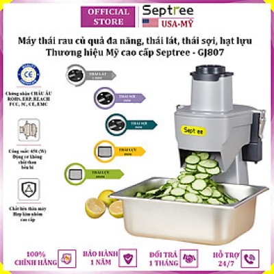 Máy thái rau củ quả đa năng, thái lát, thái sợi, thái hạt lựu thương hiệu Mỹ cao cấp Septree GJ817 - Hàng nhập khẩu