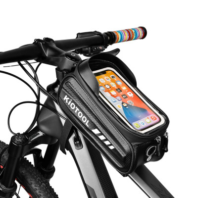 Túi treo sườn xe đạp vỏ cứng chống nước Kiotool đựng điện thoại