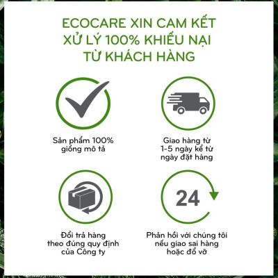 Nước giặt xả hữu cơ Bồ Hòn Ecocare tinh dầu Hoa Bưởi  4000ml