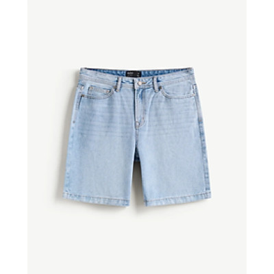 Quần short jean nam màu Xanh nhạt Form Straight - RT 10S25DPS001 | ROUTINE CÀ MAU