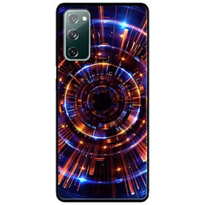 Ốp lưng dành cho Samsung A90 - Samsung S20 FE mẫu Vòng Tròn Vàng Xanh