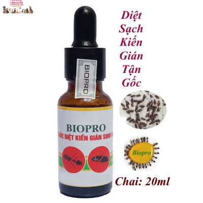 Thuốc diệt kiến gián sinh học Biopro Dạng đầu bóp tiện lợi Diệt tận gốc kiến đen, kiến lửa, kiến hôi, kiến gió, gián