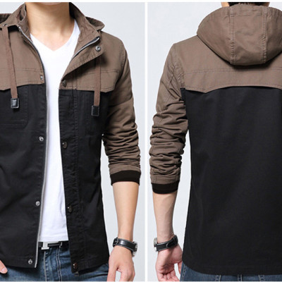 Áo khoác kaki nam 2 lớp có nón SITAKI thời trang cao cấp AKK15