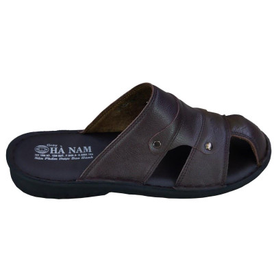 Dép Bít Mũi Nam Da Bò Thật TiTi ĐÔ Cao Cấp GSB2044d
