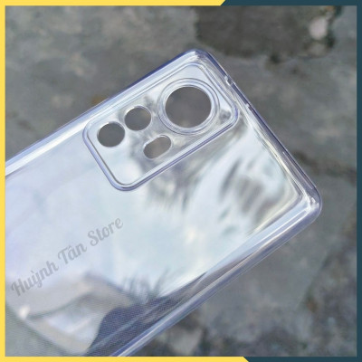Ốp lưng trong suốt silicon GOR dành cho mi 12 pro bảo vệ camera dẻo siêu mỏng - Hàng nhập khẩu