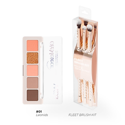 Combo Makeup Dành Cho Mắt Số 03 Vacosi SC03-VP29 Gồm 2 món: Set cọ mắt SC03 & Phấn mắt 5 ô