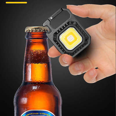 Đèn LED Mini Móc Khóa Siêu Sáng Tiện Dụng PaKaSa,  Đèn Pin COB Dã Ngoại Thường Ngày, Sạc TYPE-C Tiện Dụng Dung Lượng PIN 500mAh- HÀNG CHÍNH HÃNG