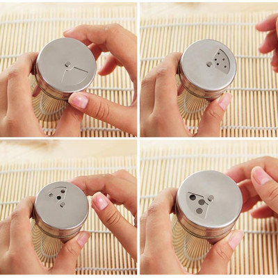 Hũ thủy tinh bọc thép không gỉ đựng gia vị Echo 80ml - Hàng nhập khẩu Nhật Bản