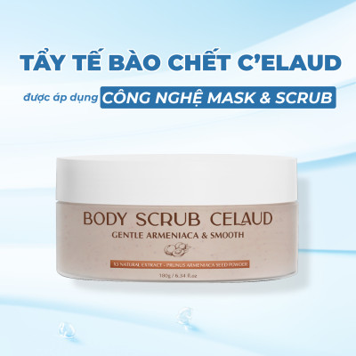 Combo 2 tẩy tế bào chết, tái tạo và làm mịn da Body Scrub Celaud