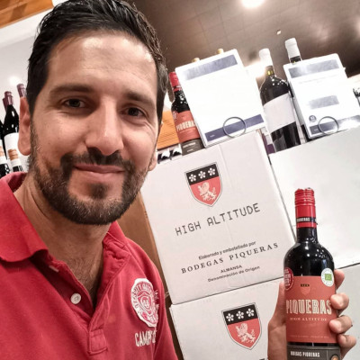 Rượu Vang Organic hữu cơ Castillo de Almansa Coleccion Garnacha Tintorera (Tây Ban Nha) kèm túi giấy,đồ khui